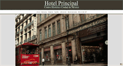 Desktop Screenshot of hotelprincipal.com